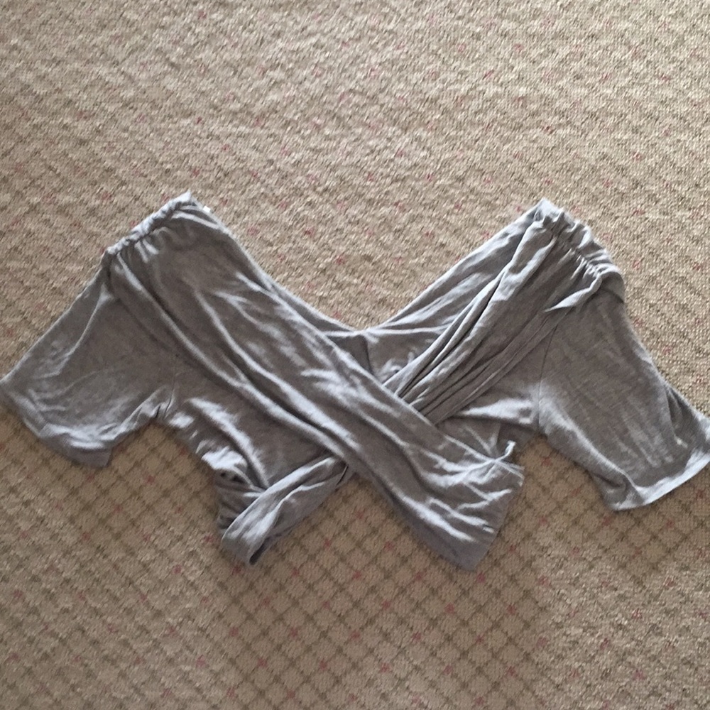 Off the shoulder crop top